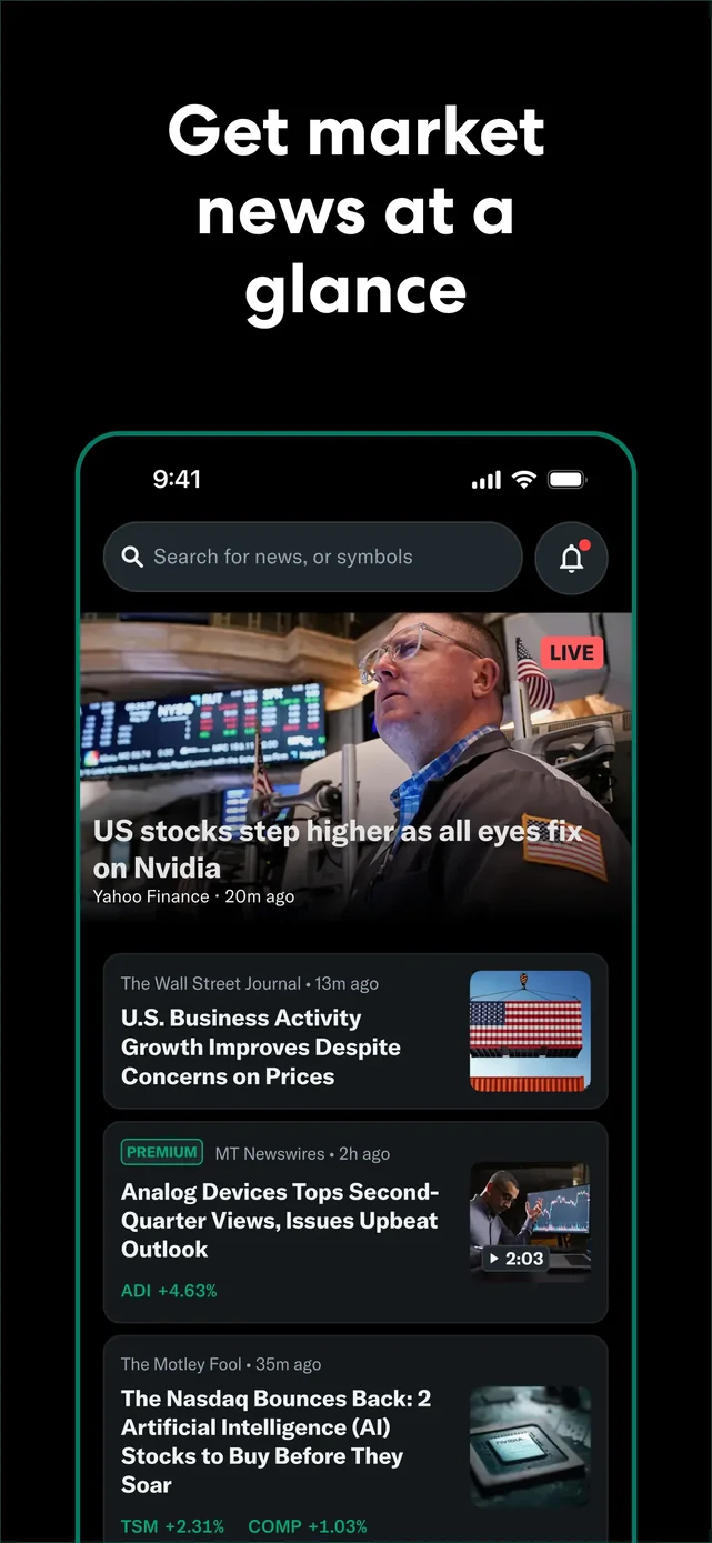 Yahoo Finance: Stocks, Markets App Store screenshot 4