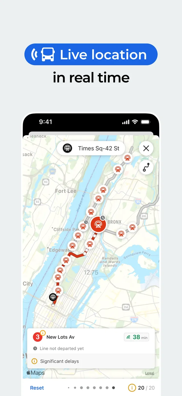 Moovit: Bus & Transit Tracker App Store screenshot 1