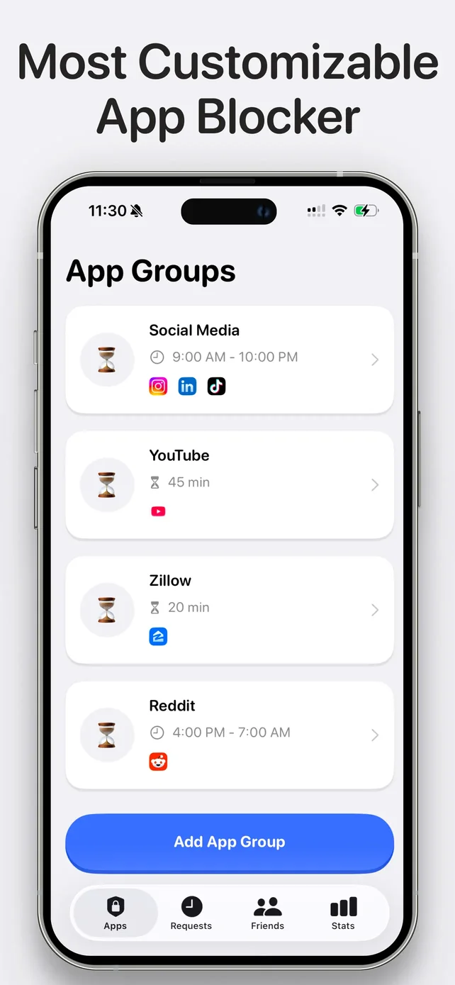 Friend Controls: Screen Time App Store screenshot 4