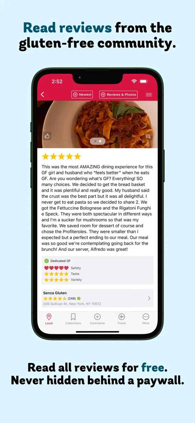 Find Me Gluten Free App Store screenshot 2