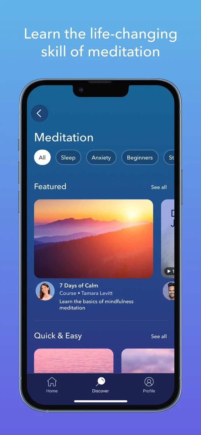Calm App Store screenshot 3
