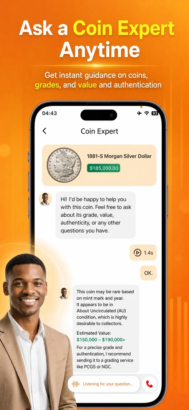 ChatCoin: Coin Identifier App Store screenshot 3
