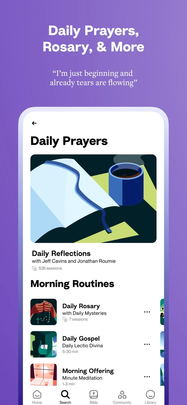 Hallow: Prayer & Meditation App Store screenshot 3