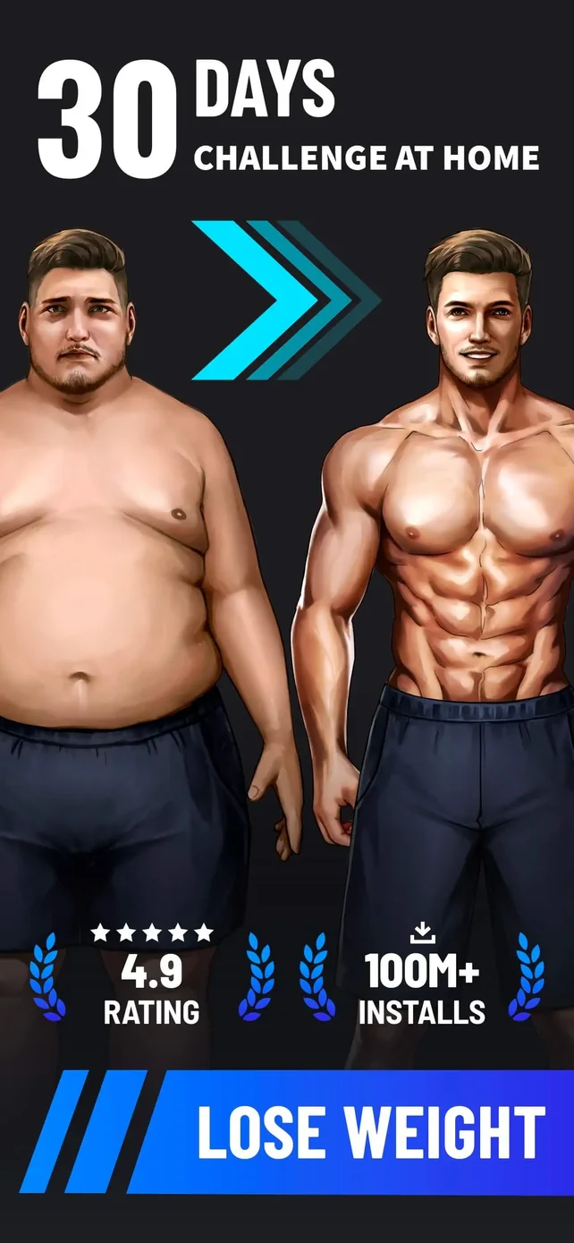 Lose Weight for Men at Home App Store screenshot 1
