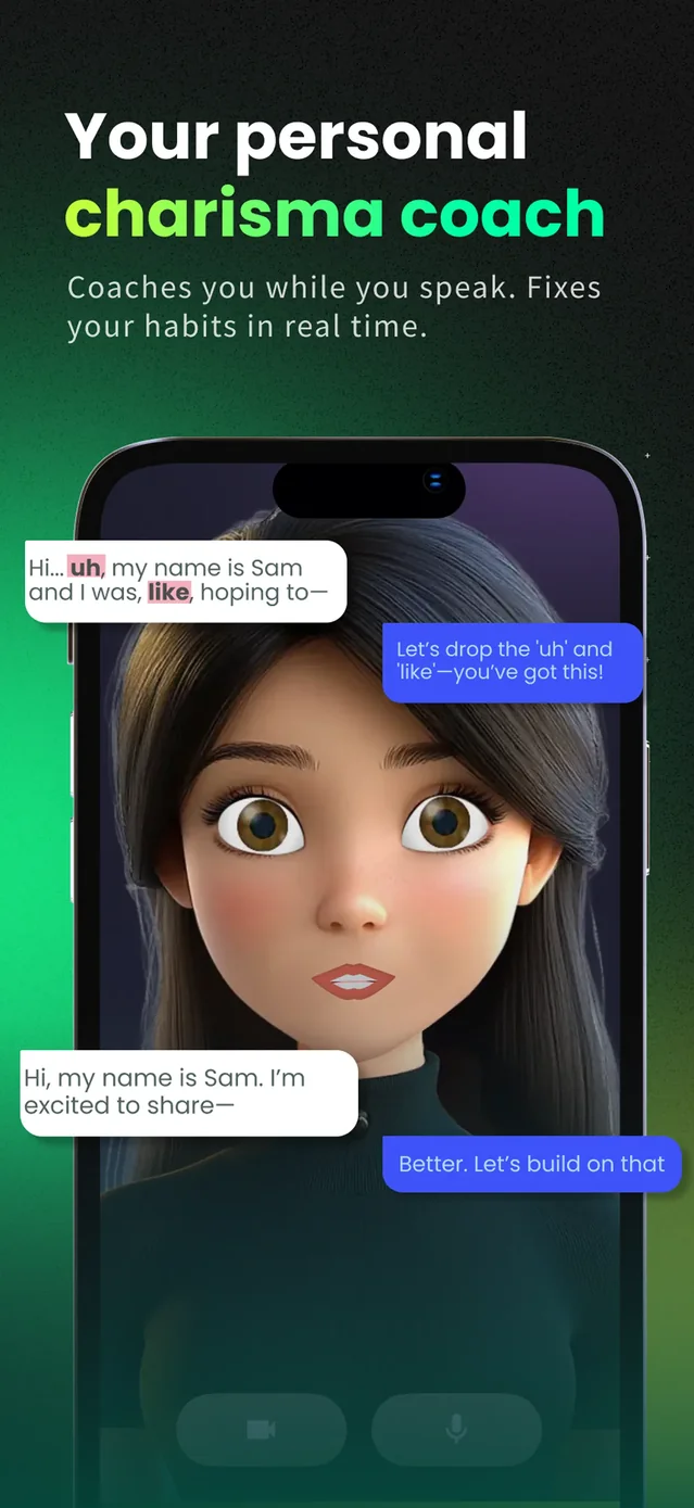 CharmXP: AI Charisma Coach App Store screenshot 2