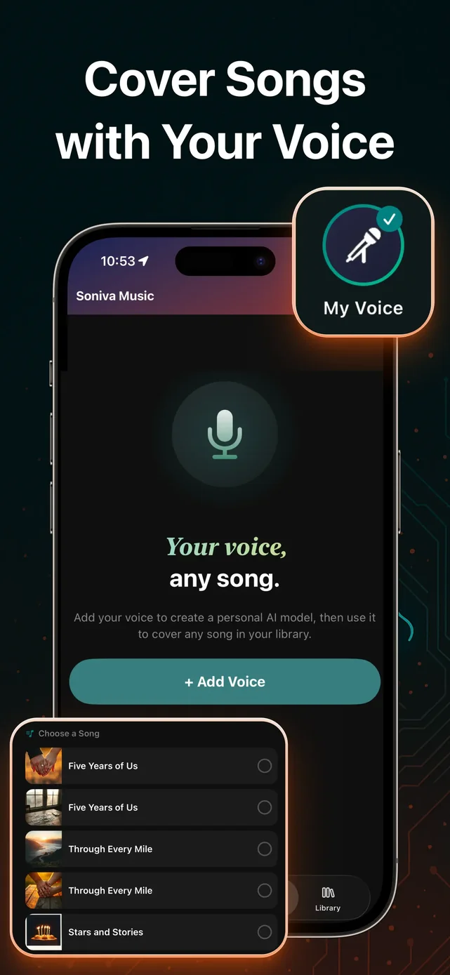 AI Song Maker - Soniva Music App Store screenshot 3