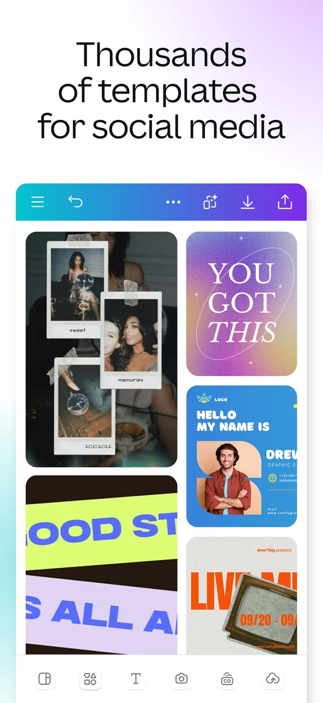 Canva: AI Video & Photo Editor App Store screenshot 2