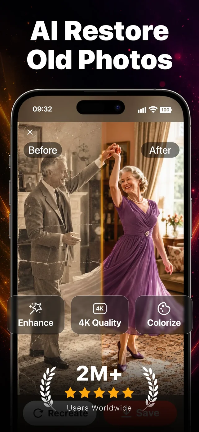 Photo Revive:AI Photo to Video App Store screenshot 1