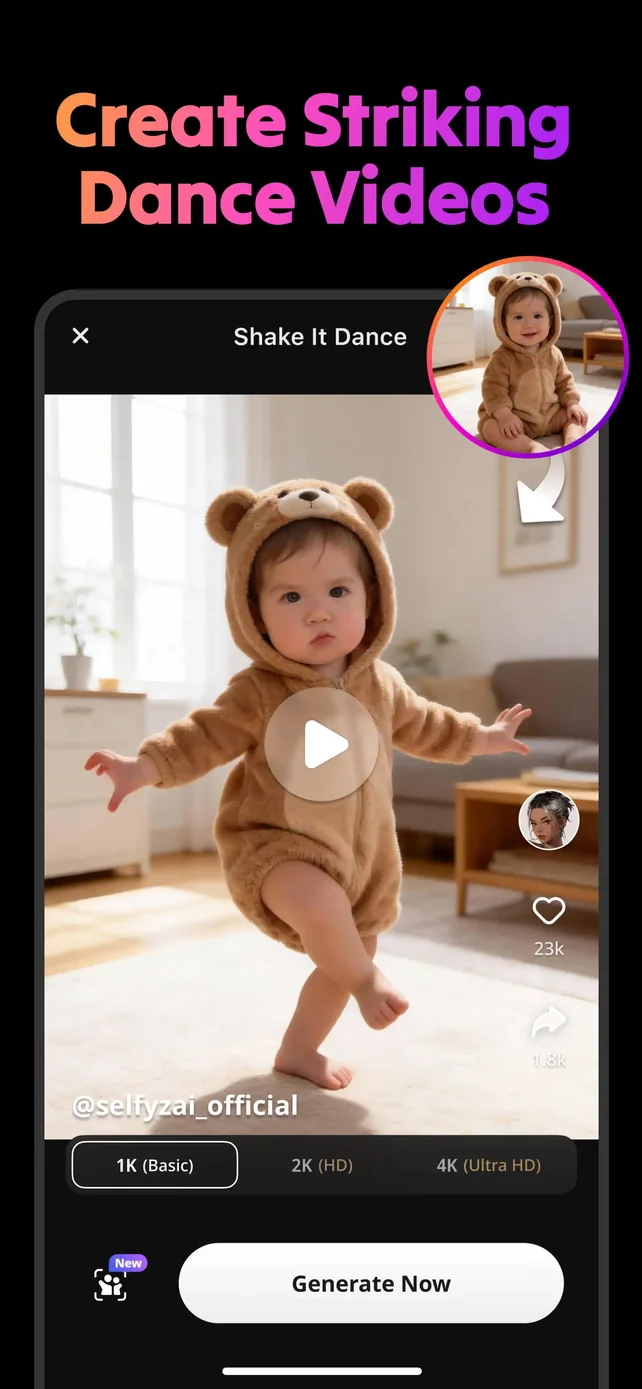AI Video Generator : SelfyzAI App Store screenshot 4