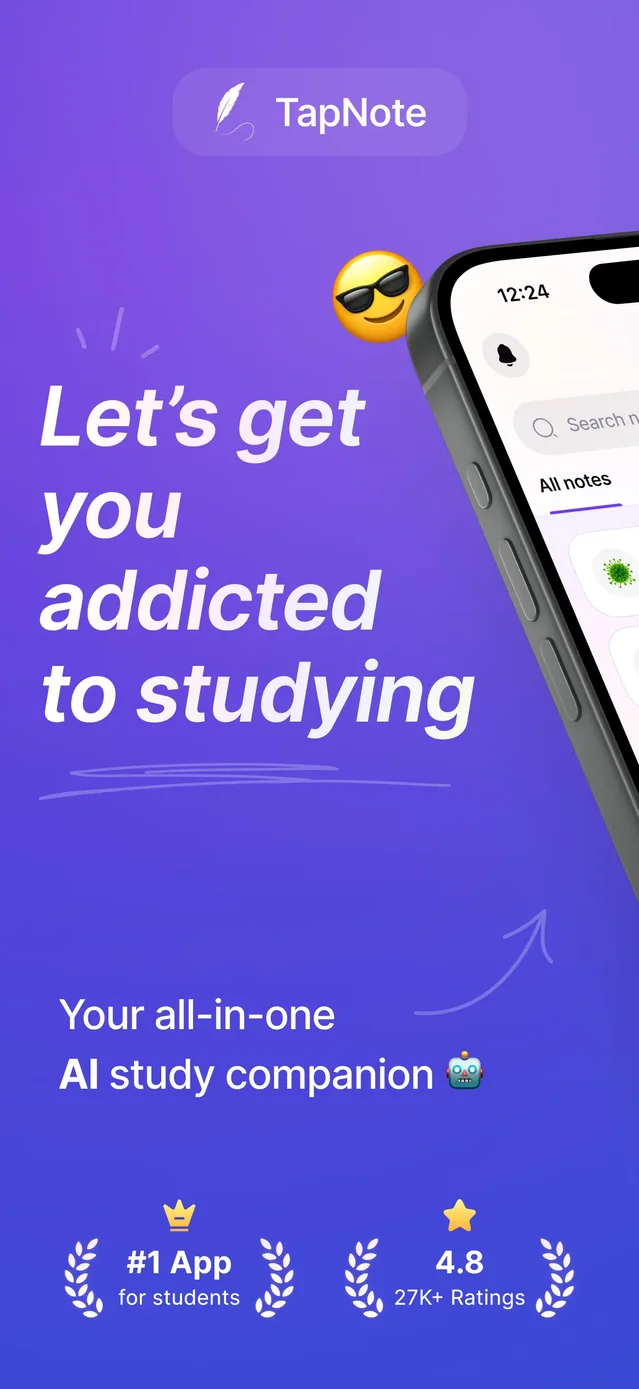 TapNote - Flashcards & Quizzes App Store screenshot 1