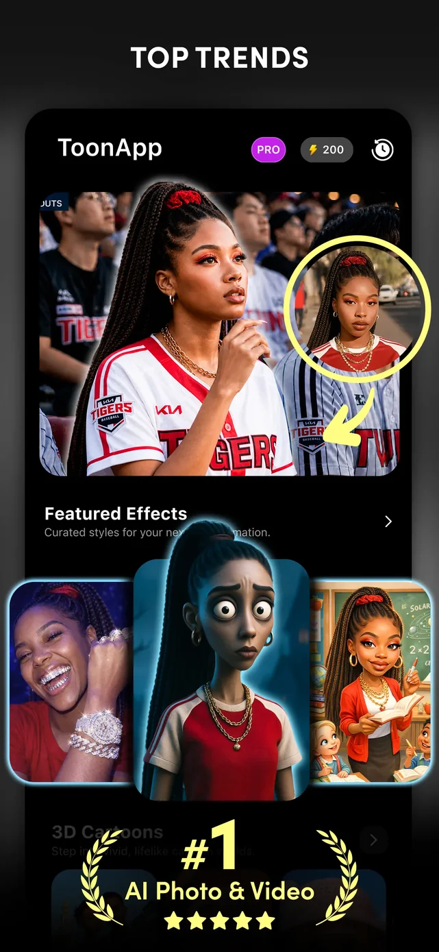 Toonapp: AI Photo & Video Art App Store screenshot 2