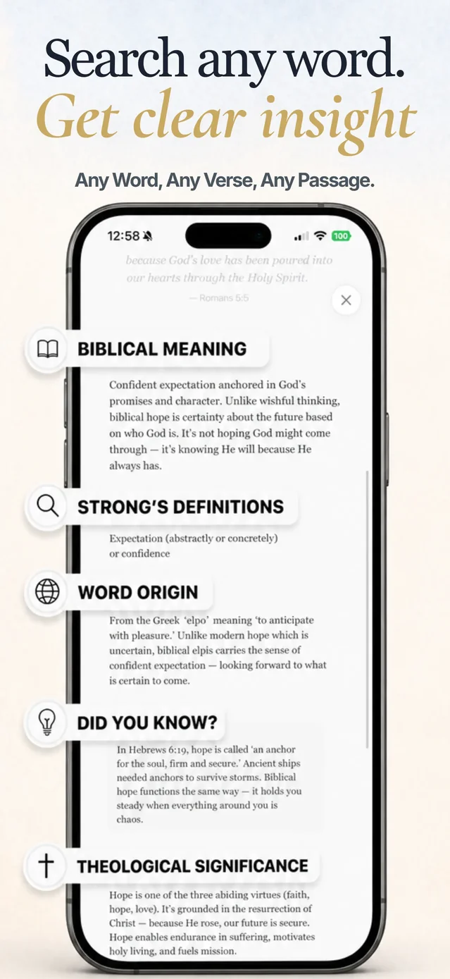 Bible Word Study App Store screenshot 4