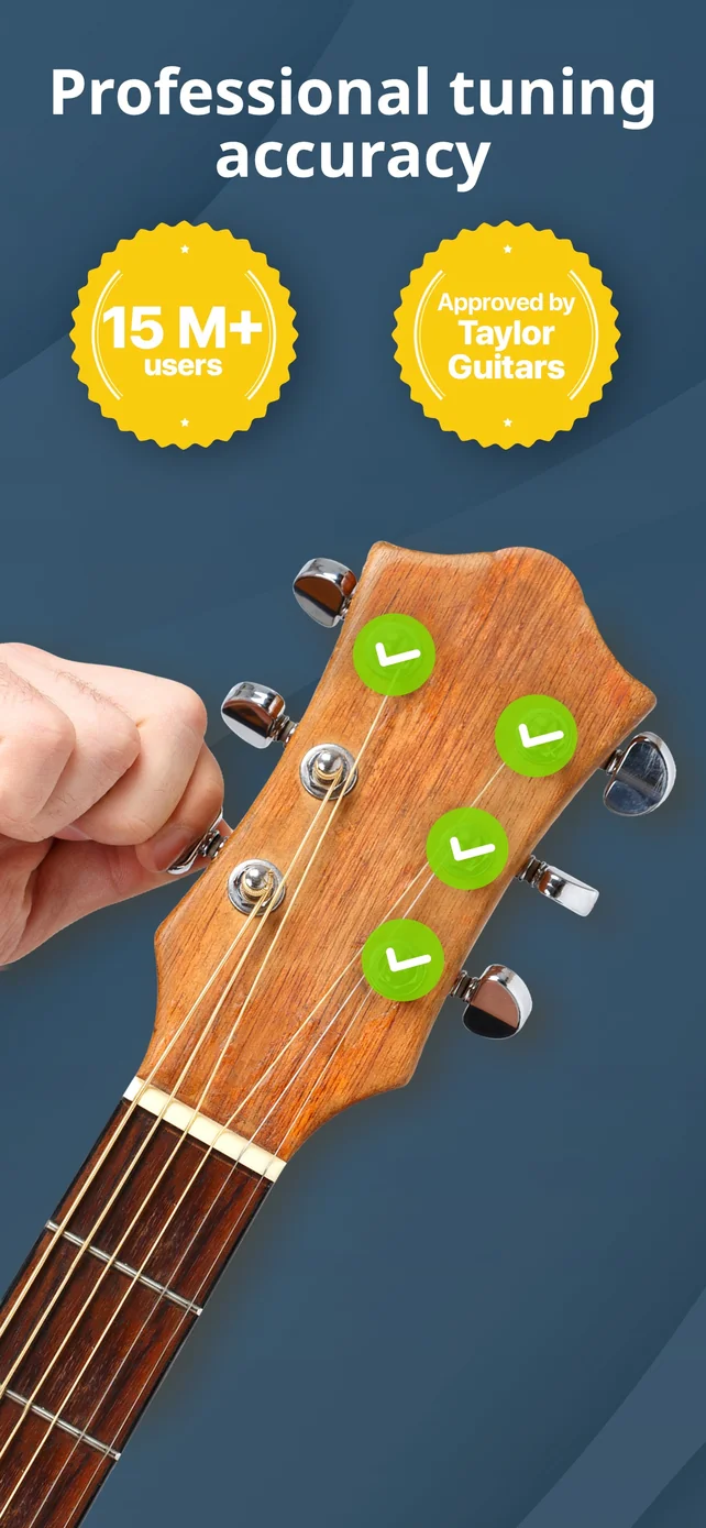 Guitar Tuner - Ukulele & Bass App Store screenshot 1