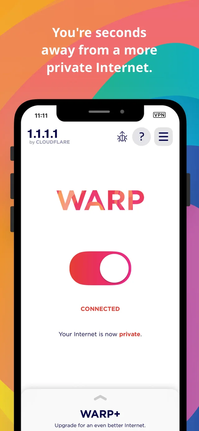 1.1.1.1: Faster Internet App Store screenshot 2