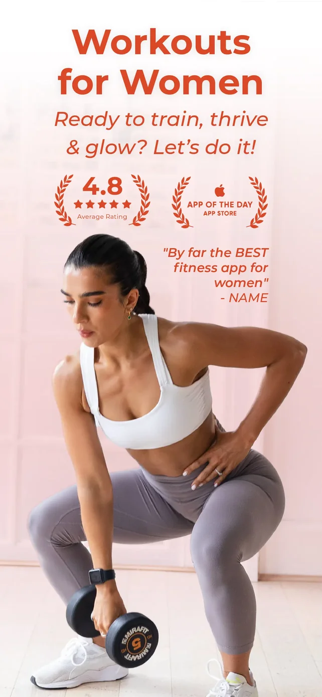 WeGLOW: Home Workout for Women App Store screenshot 1