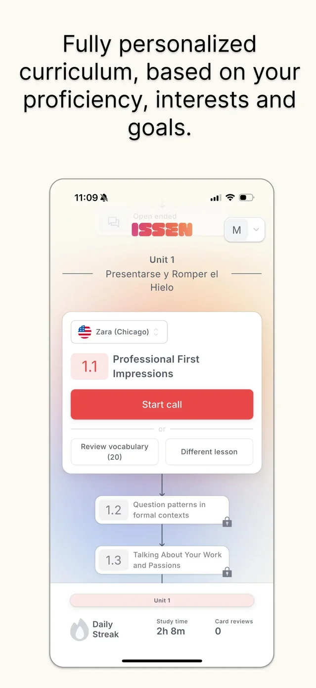 ISSEN - Voice Tutor App Store screenshot 4