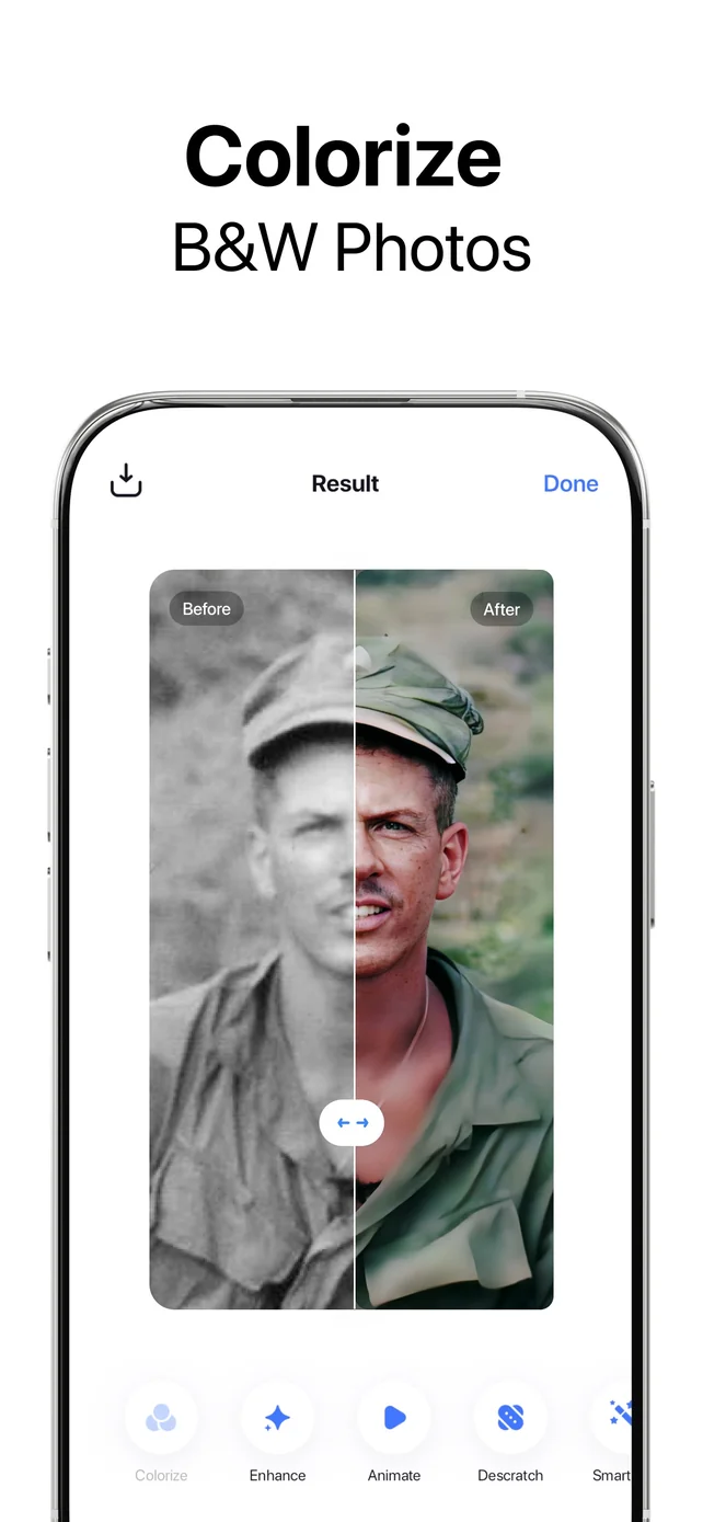 Pixelup: AI Photo Enhancer App App Store screenshot 3