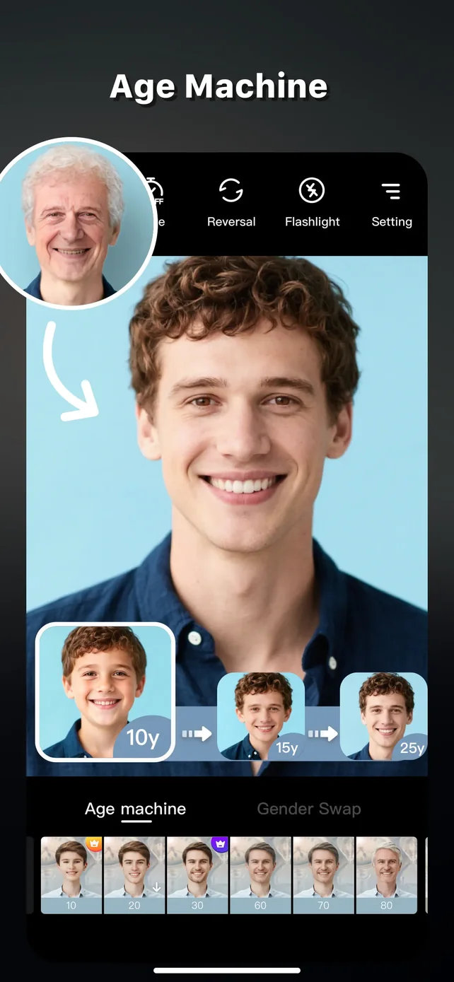 Timor - Aging App & Wallpics App Store screenshot 2