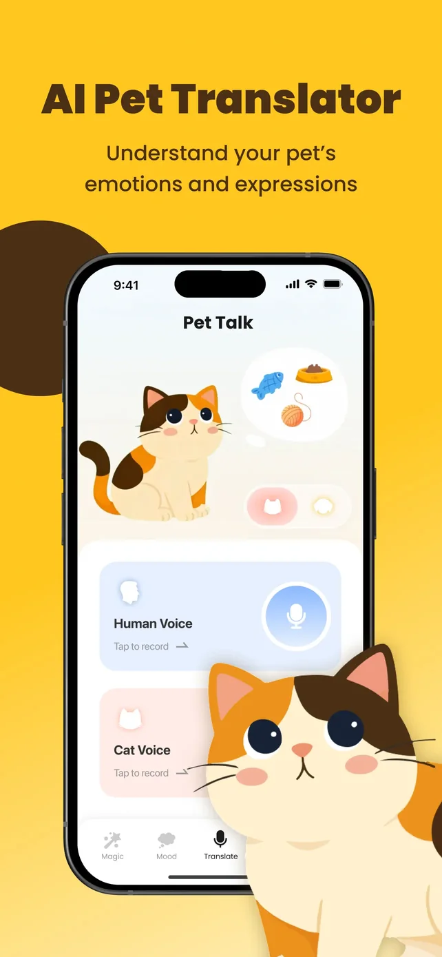 Pet Chat: Cat & Dog Translator App Store screenshot 1