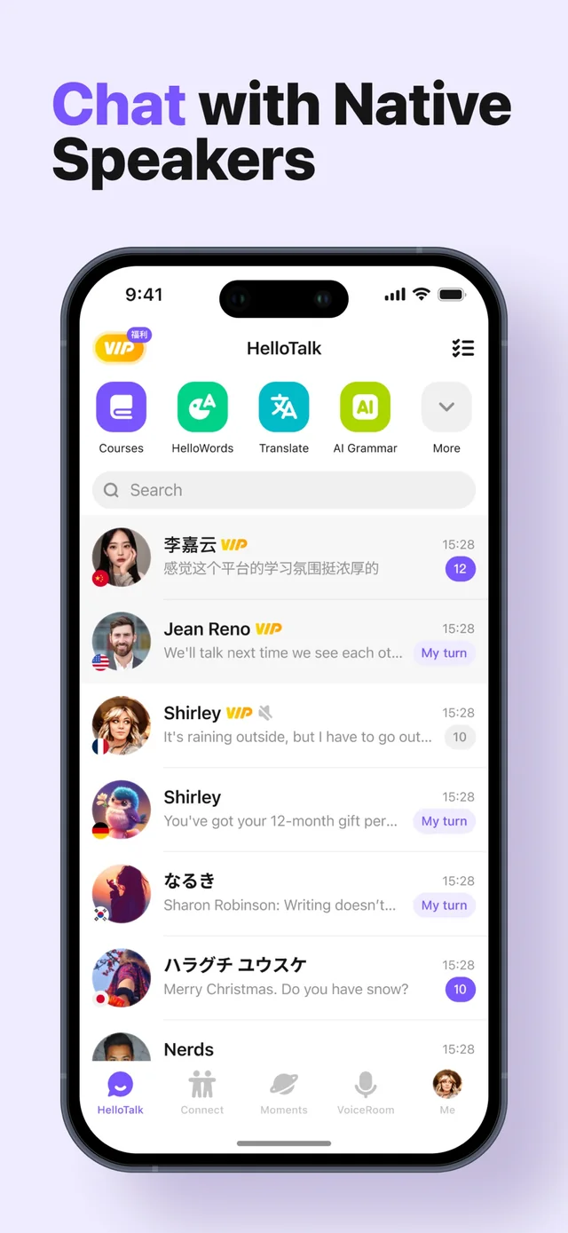 HelloTalk - Language Learning App Store screenshot 2