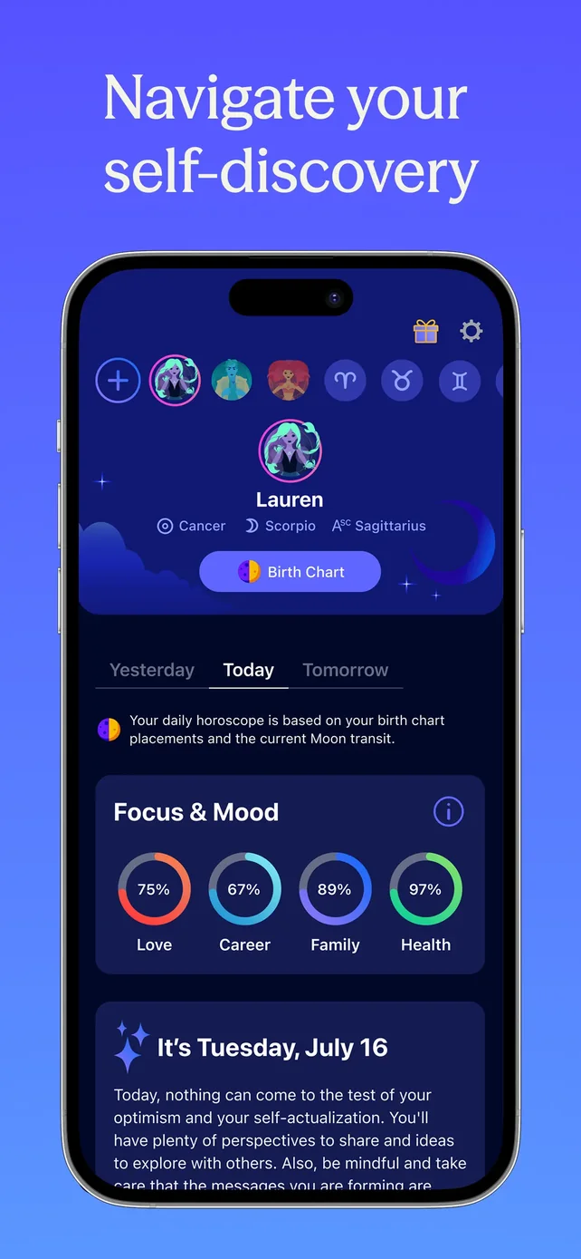 Nebula: Spiritual Guidance App Store screenshot 2