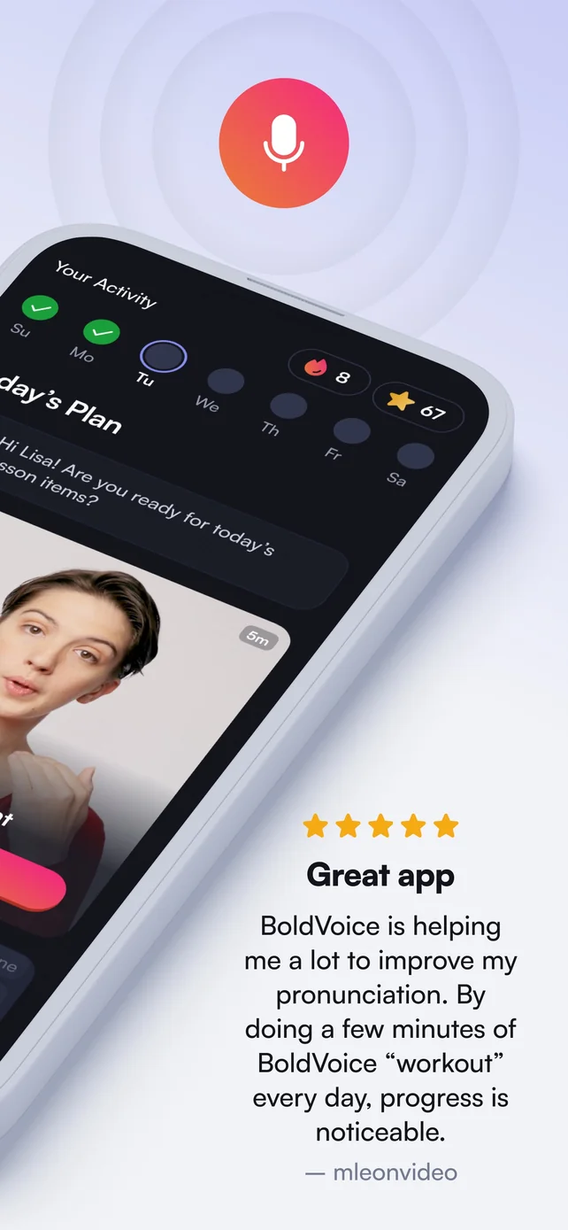 BoldVoice: Accent Training App Store screenshot 2