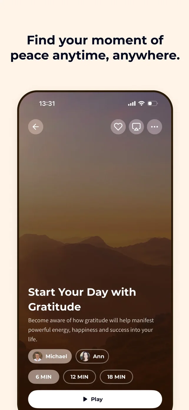 Meditation Moments - Guided App Store screenshot 3