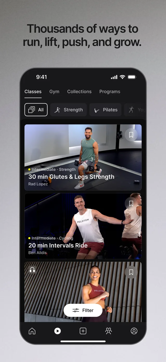 Peloton: Fitness & Workouts App Store screenshot 3