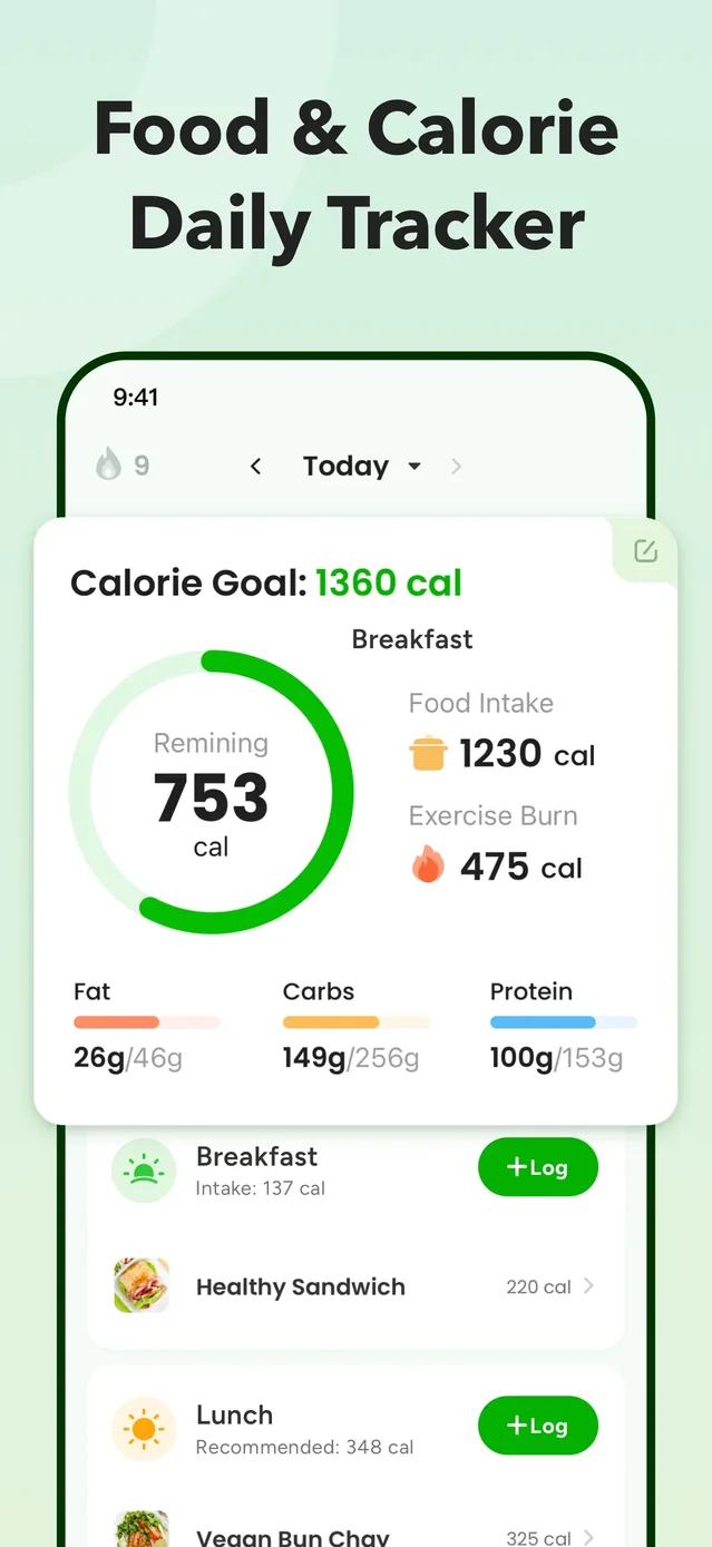 CaloCare: AI Calorie Counter App Store screenshot 3