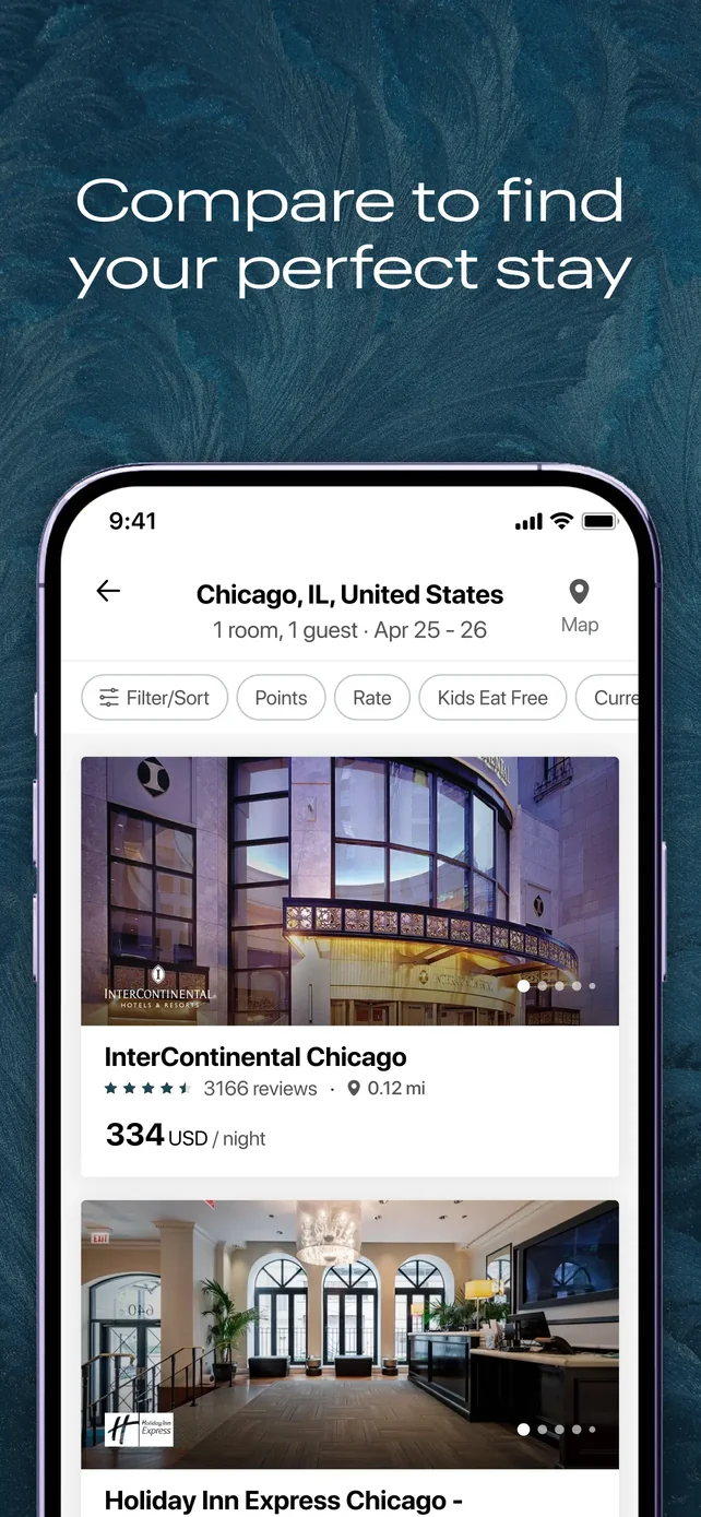 IHG One Rewards: Book Hotels App Store screenshot 3