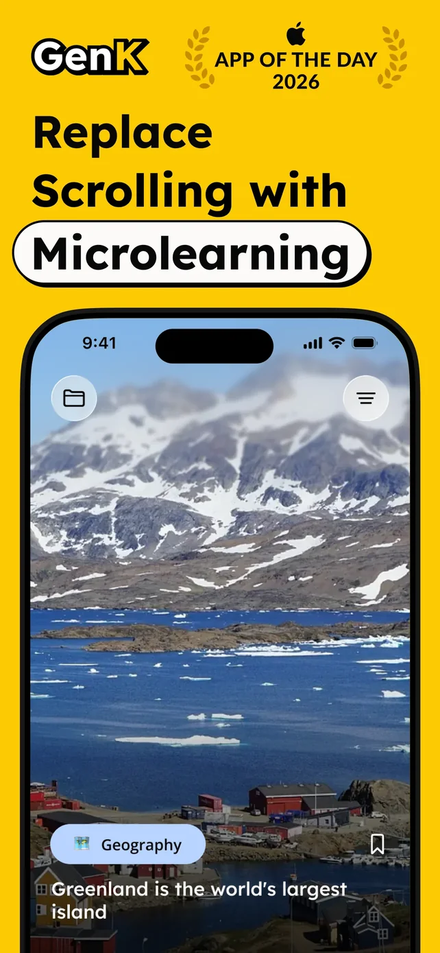 GenK: Daily Learning & Quiz App Store screenshot 1