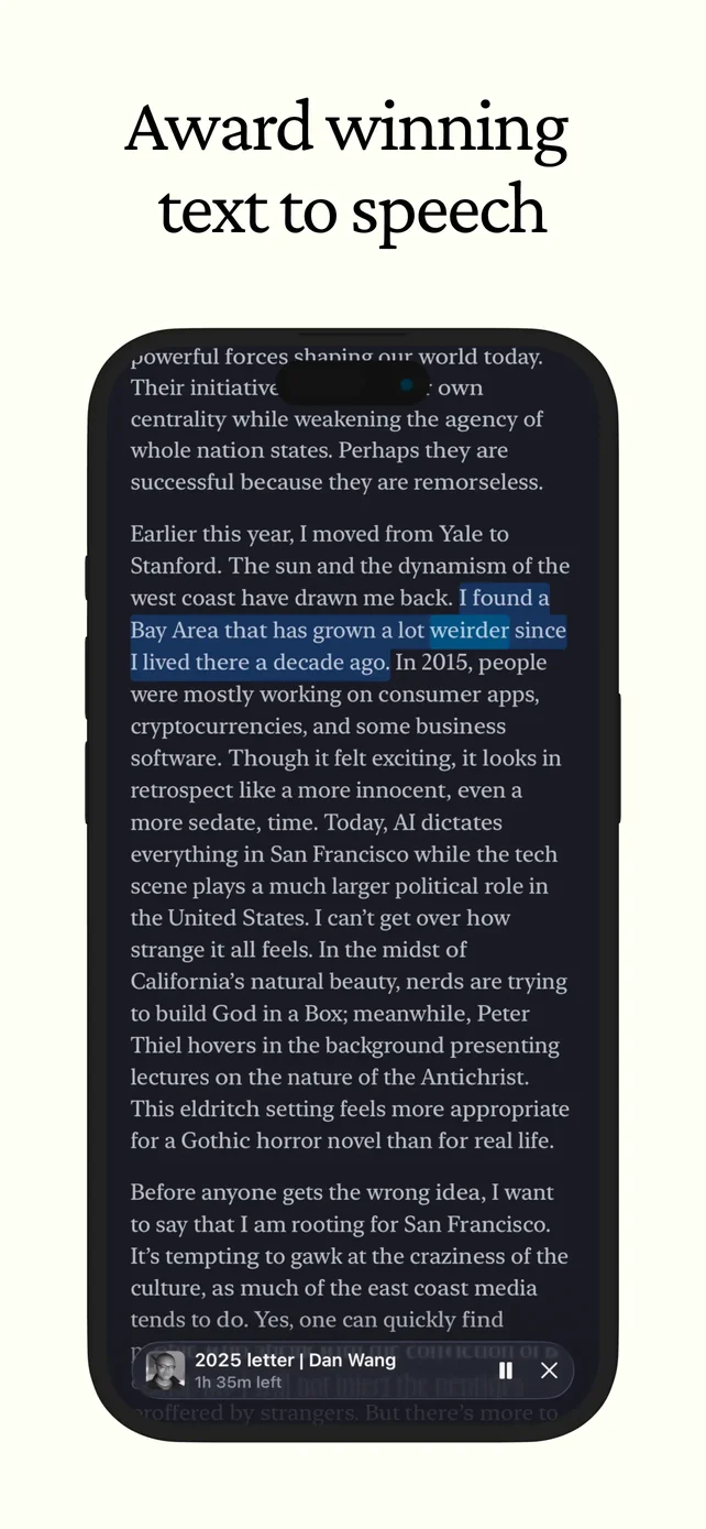 Matter: Reading App App Store screenshot 3