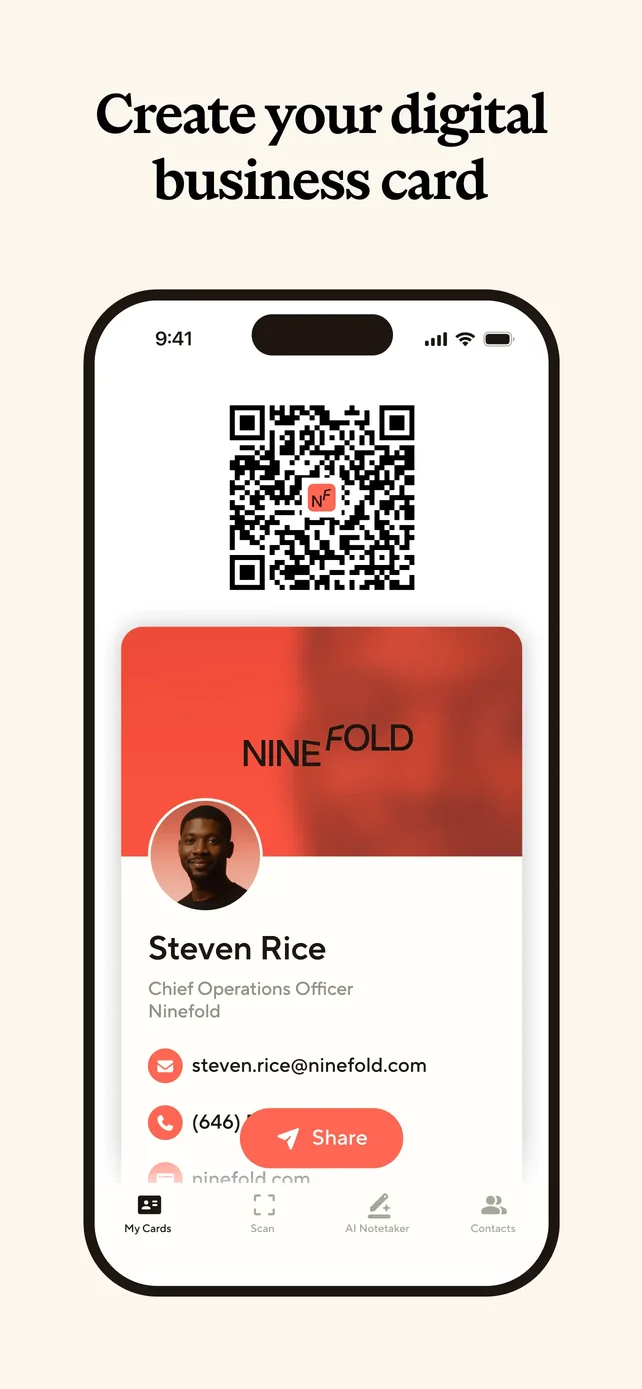 Blinq: Digital Business Card App Store screenshot 2