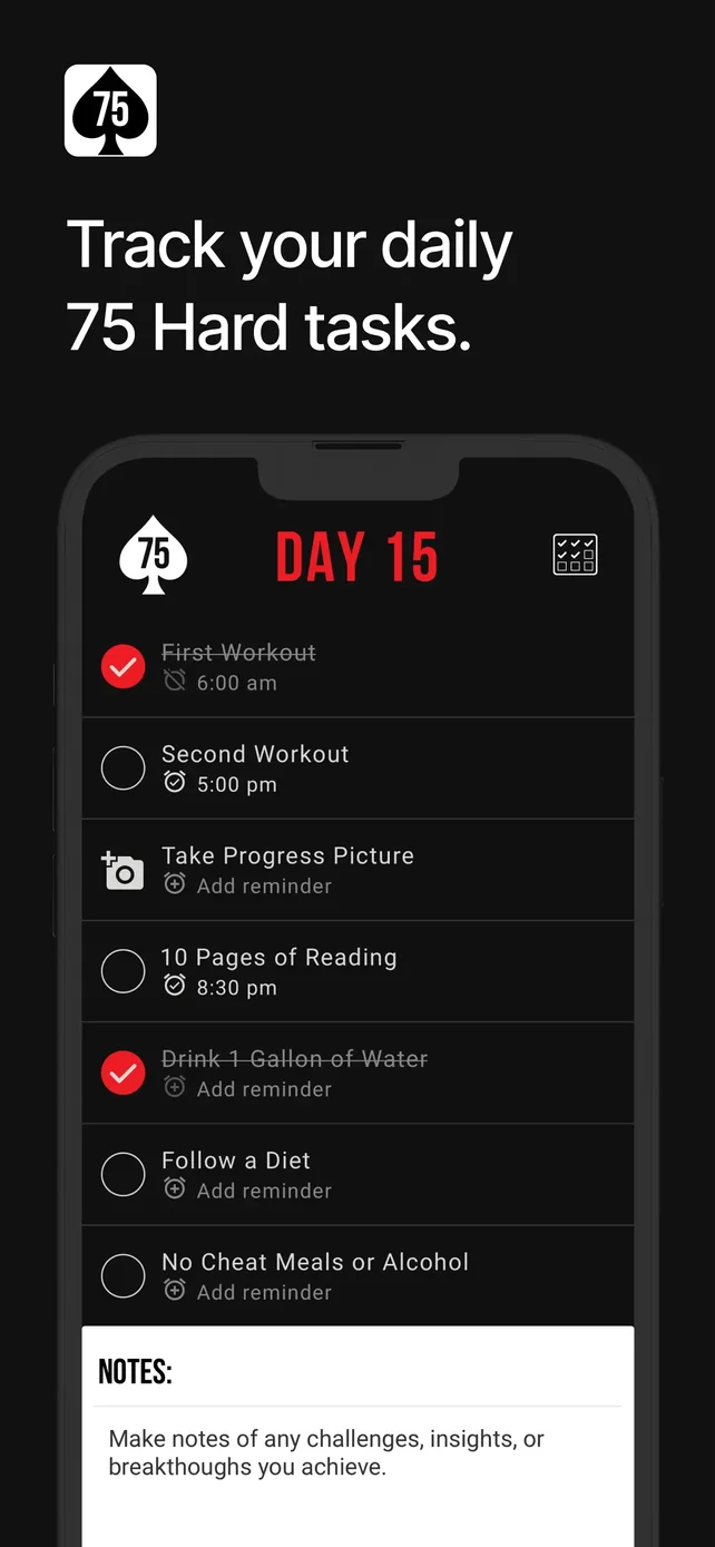 75 Hard App Store screenshot 1