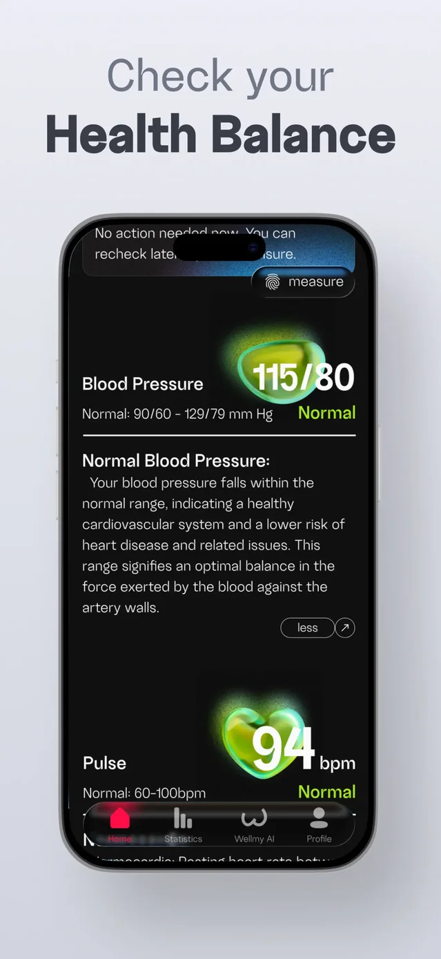 Wellmy - Heart Rate Monitor App Store screenshot 4