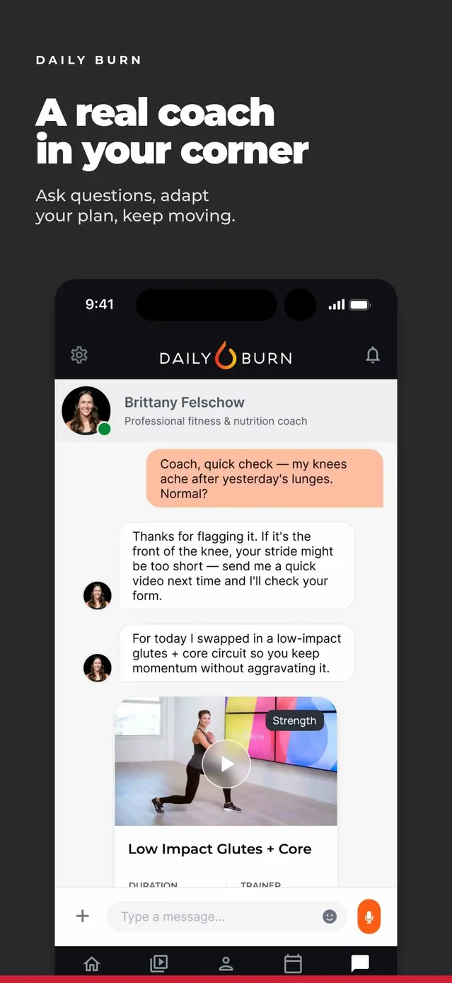 Daily Burn: Home Workouts App Store screenshot 2