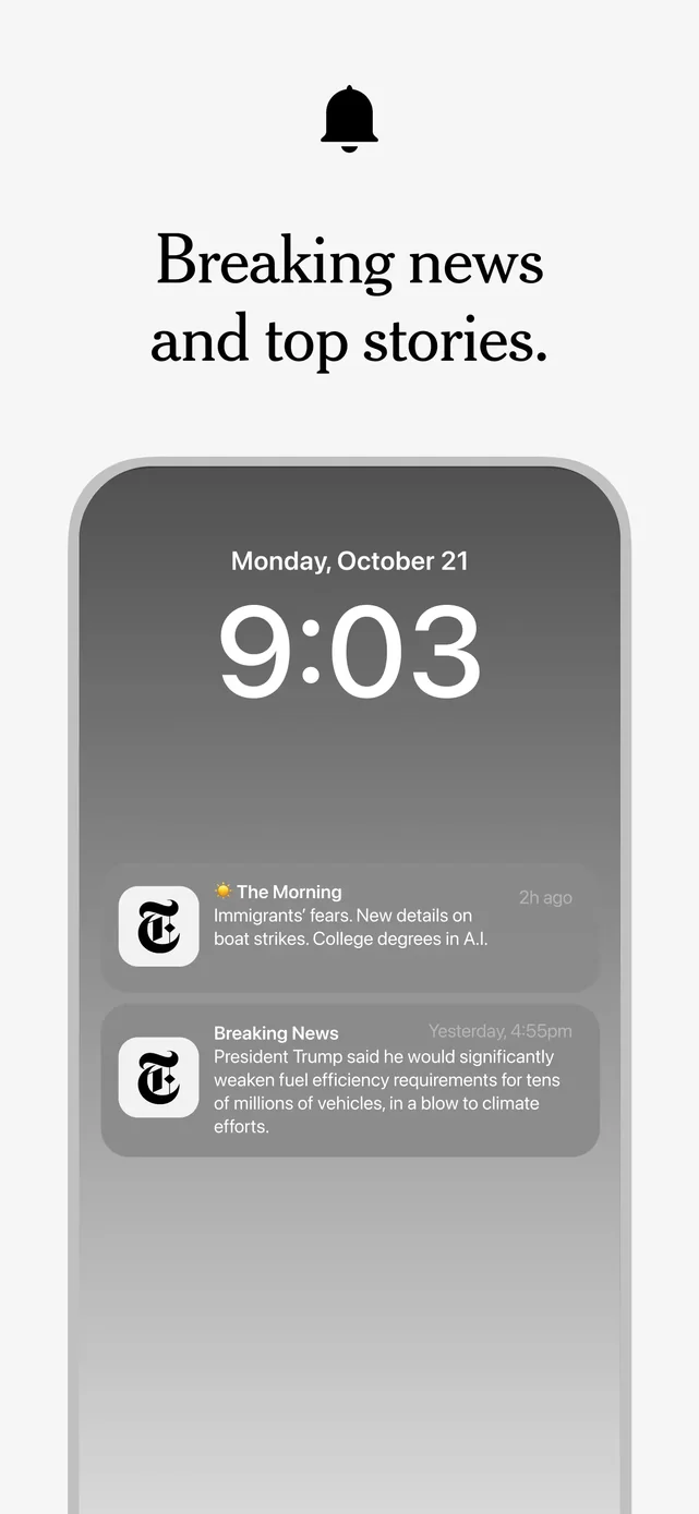 NYTimes: US and Global News App Store screenshot 4