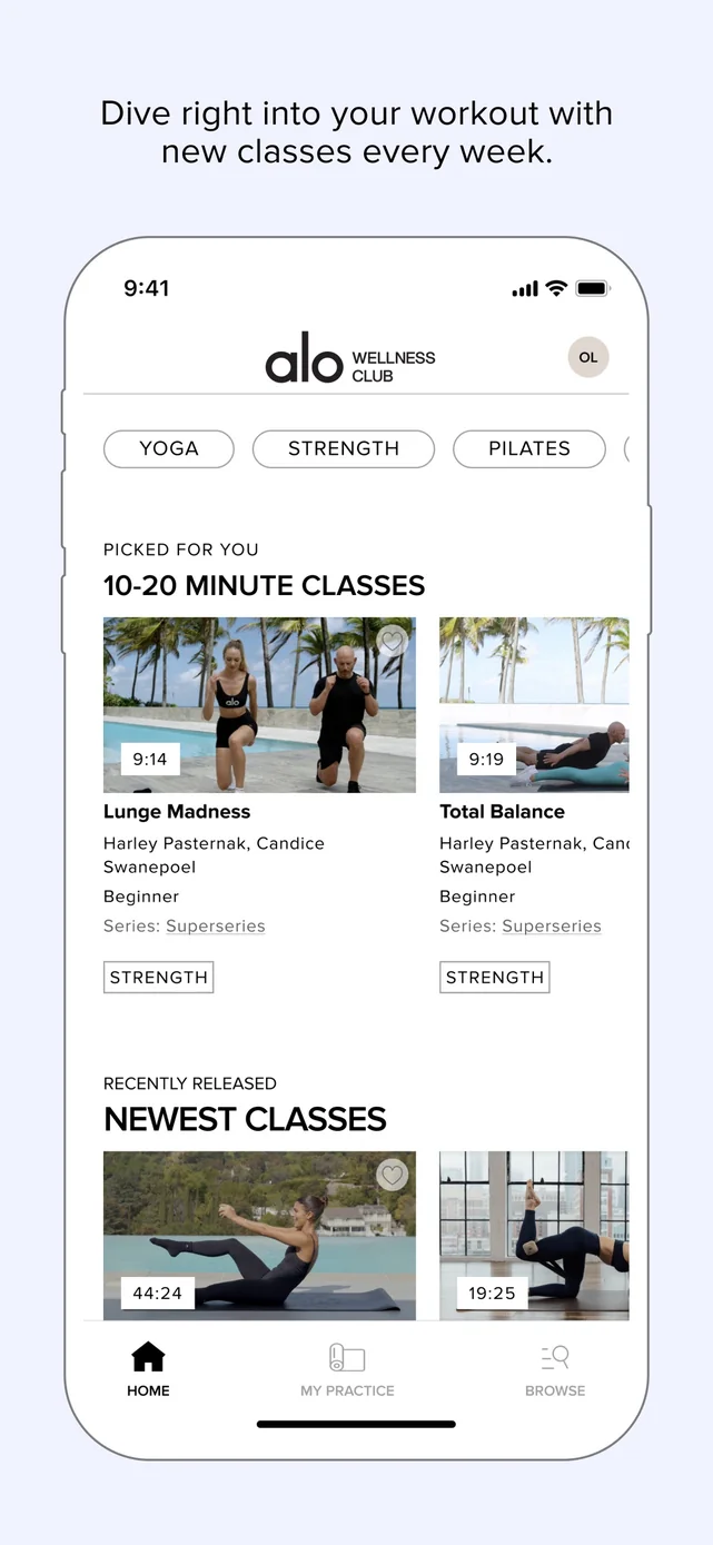 ALO Wellness Club App Store screenshot 3