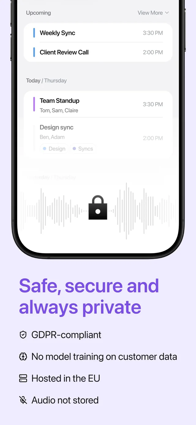 AI Meeting Note Taker - Jamie App Store screenshot 4