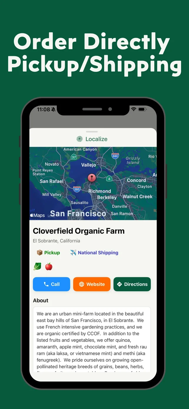 Localize - Farmers Market App Store screenshot 4