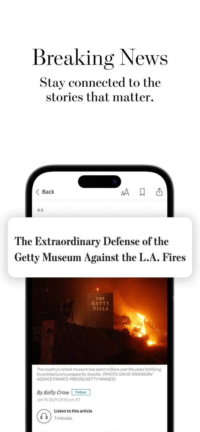 The Wall Street Journal. News App Store screenshot 3