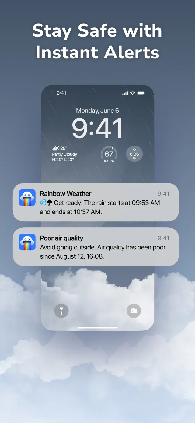 Rainbow AI: Weather Radar App Store screenshot 4