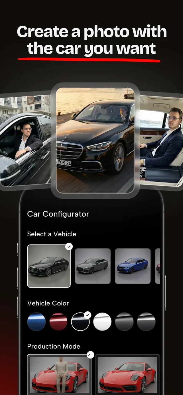 Posely: AI Car Photo & Video App Store screenshot 4