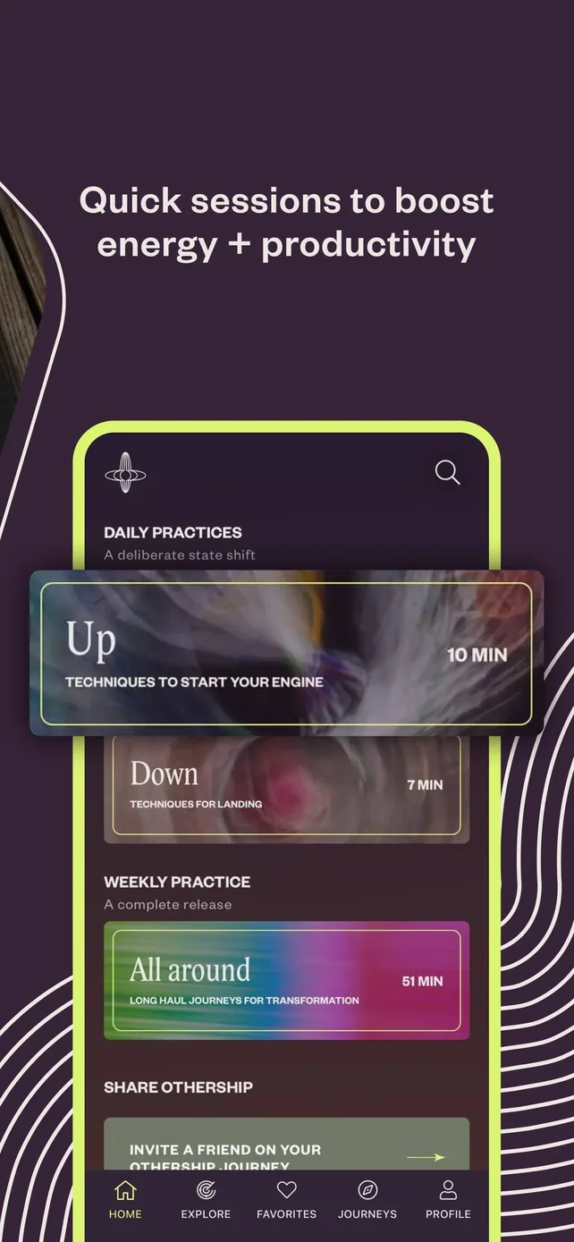 Othership: Guided Breathwork App Store screenshot 2