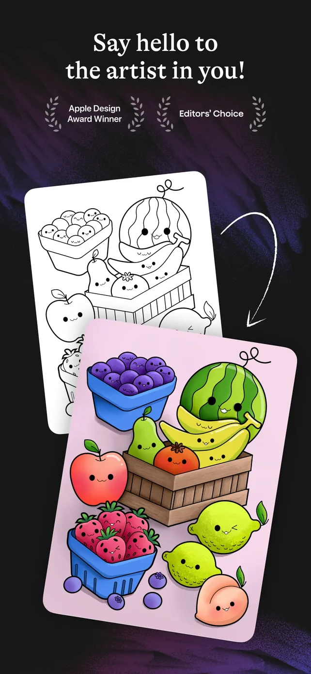 Lake: Coloring Book for Adults App Store screenshot 1