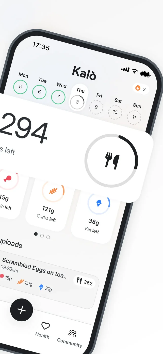 Kalo - AI Calorie Tracking App Store screenshot 2