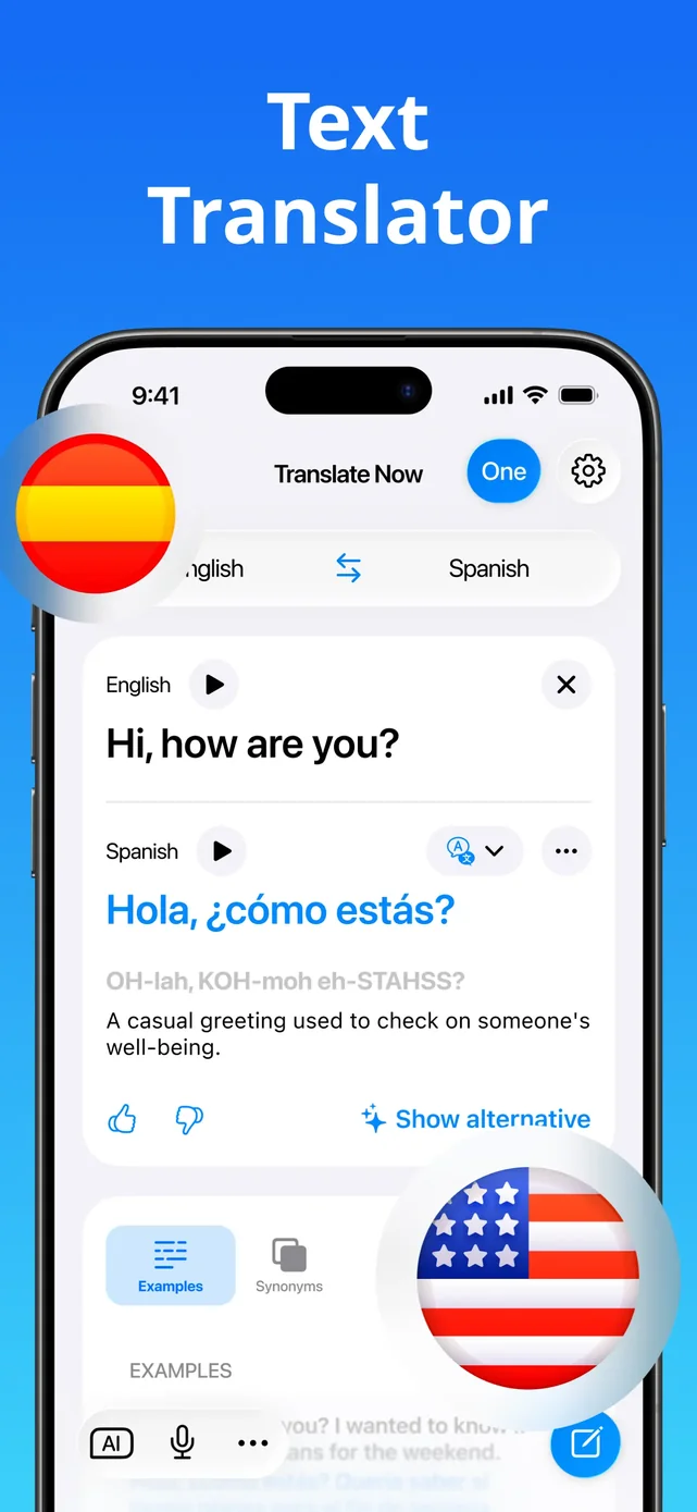 Translate Now - AI Translator App Store screenshot 3