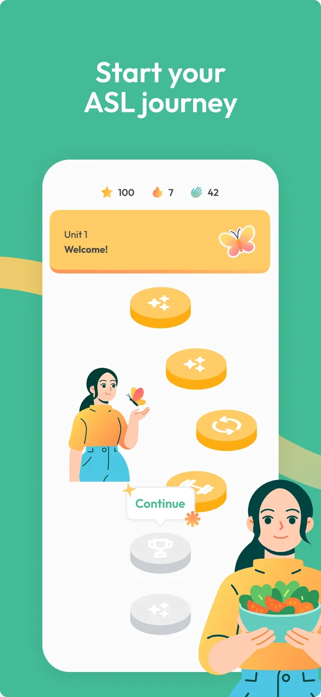 ASL Bloom - Sign Language App Store screenshot 2