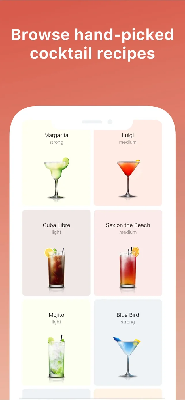 Cocktail Flow - Drink Recipes App Store screenshot 3
