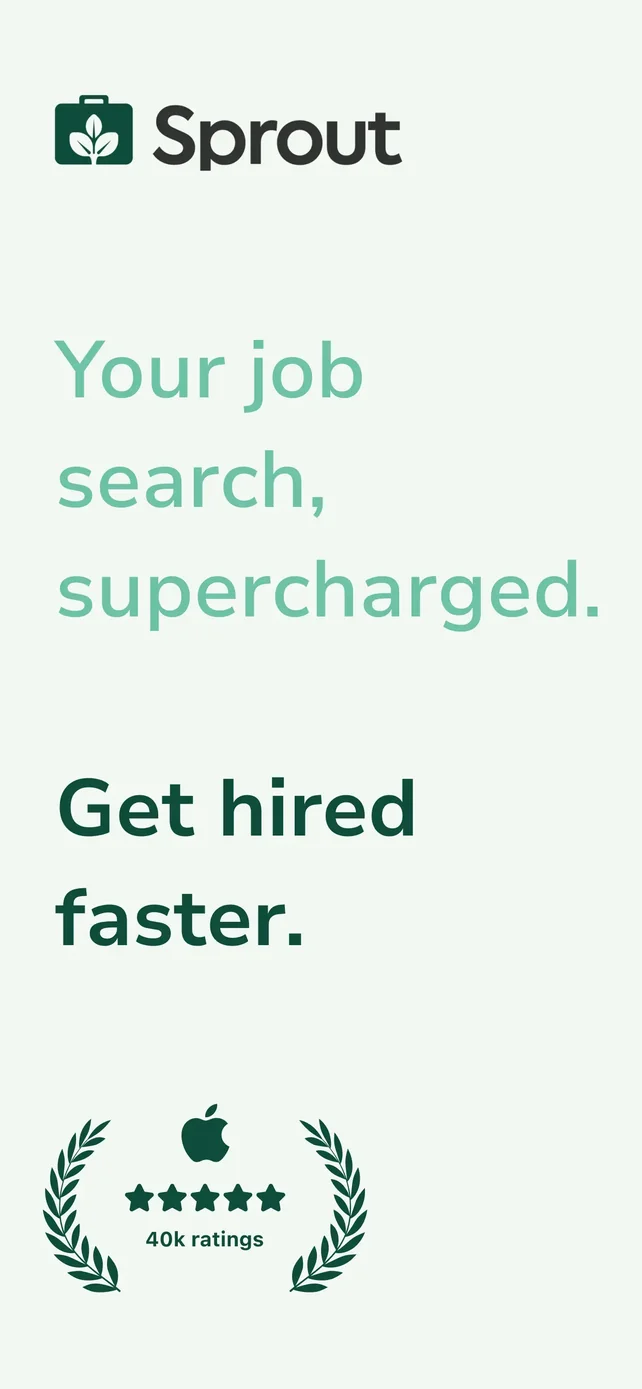 Sprout - AI Job Search App Store screenshot 1